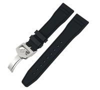 CHCWR 20mm 21mm 22mm Fluororubber Watchband，For IWC IW3881 IW3777 Upgrade Replacement Watchbands Soft Fluororubber Strap