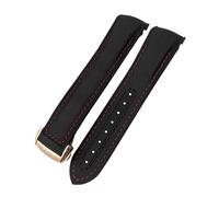 CHCWR 20mm 21mm 22mm Watch Bracelet For Omega 300 SEAMASTER 600 PLANET OCEAN Folding Buckle Strap Nylon Silicone Fluorine Rubber Watchbands