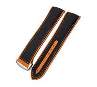 CHCWR 20mm 21mm 22mm Watch Bracelet For Omega 300 SEAMASTER 600 PLANET OCEAN Folding Buckle Strap Nylon Silicone Fluorine Rubber Watchbands