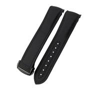 CHCWR 20mm 21mm 22mm Watch Bracelet For Omega 300 SEAMASTER 600 PLANET OCEAN Folding Buckle Strap Nylon Silicone Fluorine Rubber Watchbands