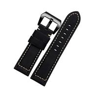 CHCWR 20mm 22mm 24mm 26mm Genuine Leather Retro man Watch Band for Panerai PAM111 441 cowhide Watchband Wrist Strap
