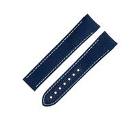 CHCWR 20mm Orange Nylon Fabric Watchband Fit For Omega Strap For AT150 Seamaster 300 Planet Ocean De Ville Speedmaster Curved End Watch Band