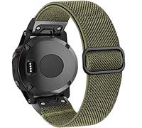 CHCWR 22mm Quick Dry Watch Band for Fenix 6 Woven Nylon Loop Elastic Strap For Fenix 6 Pro,Instinct,Fenix 5/5 Plus,Quatix 6/5