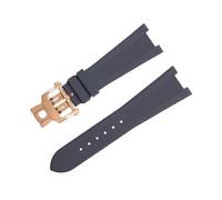 CHCWR 25-12mm FKM Fluororubber WatchBands Accessories For Strap For Nautilus Watchband 5711/5712 Original Interface Wristband