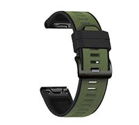 CHCWR 26 22Mm Quick Release Watch Band Straps for 7 7X Easyfit Silicone Wirstband/Black Yellow/Feni* 7*