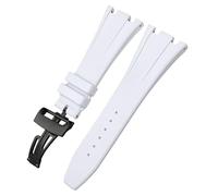 CHCWR 27mm 28mm Fluorous Rubber Watchband for Audemars AP Piguet Royal Oak Offshore Soft FKM Silicone Watch Strap Mens Bracelet