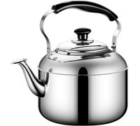 CHCWR 304 Stainless Steel Silver Whistling Tea Kettle,Large Capacity Teapot Modern Stainless Steel Whistling Tea Pot for Stovetop with Heat-Resistant Ergonomic Handle Silver-5L Octopus feet