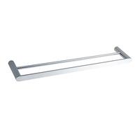 CHCWR All Copper Towel Bar Rail - 50 cm / 60cm, Round Towel Bar Bail Rack Bathroom or Kitchen Accessory, Screws Mounting, Chrome Plating, Silver (Size : 50cm) Present