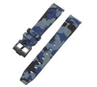 CHCWR Camouflage Strap for Omega for Swatch MoonSwatch Curved End Silicone Rubber Bracelet Men Women Sport Watch Band Accessorie 20mm