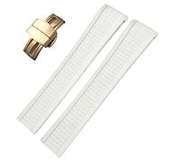 CHCWR Colorful Fluorous Rubber WatchBands For Patek 5164A 5167A AQUANAUT Philippe Series Butterfly Buckle 21mm Silicone Watch Strap