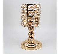 CHCWR Crystal Candle Holder Home Accessories Ornaments Wrought Iron Candle Holder Wedding Wedding Candle Light Dinner Props (Size : L Code) (S code)