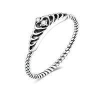 CHCWR Dazzling Pendant Finger Rings For Women Engagement Statement Jewelry