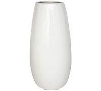 CHCWR European Style vase Ceramic Modern Home Decoration Ornaments Living Room Flower Arrangement Porcelain Bottle Beautiful Vase (Color : White, Size : .59.520cm) (White 9.5 * 9.5 * 27cm)