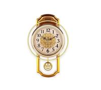 CHCWR European Vintage Swing Wall Clock Living Room Wall Watch Bedroom Mute Quartz Clock Clock