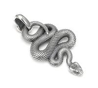 CHCWR Exquisite Jewellery,Necklaces with Pendants, Men's S Snake Vintage Fashion Snake Pendant Necklace Single Pendant