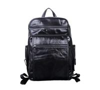 CHCWR Fashion Genuine Leather Backpack for Men Backpack Bag Leather Mens Backpack Large Rucksack Male Knapsack(Brown)