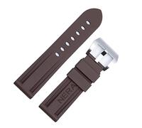 CHCWR Fluorine Rubber 22mm 24mm Watch Band Silicone Watchband For Panerai Watch Strap