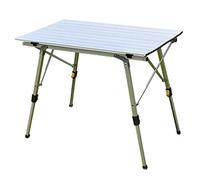 CHCWR Folding Camping Table Outdoor BBQ Backpacking Aluminum Alloy Desk Furniture Computer Bed Portable