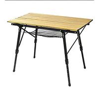 CHCWR Folding Camping Table Outdoor BBQ Backpacking Aluminum Alloy Desk Furniture Computer Bed Portable