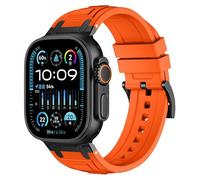 CHCWR For Band Ultra 2 49mm 45mm 44mm Rubber Strap Series 10 9 8 7 6 5 4 3 2 1 SE With Metal Connector S10 46mm 42mm WatchBands