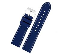 CHCWR for Citizen Eagle Blue Angel Second Generation JY8078 JY8075 Series Waterproof Silicone Watch Band 22mm