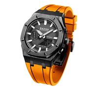 CHCWR For GA2110SU-3A Metal Watch Case Silicone Watchband 316 Stainless Steel Modified Accessories Kit