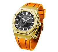 CHCWR For GA2110SU-3A Metal Watch Case Silicone Watchband 316 Stainless Steel Modified Accessories Kit