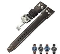 CHCWR For IWC PILOT Mark PORTUGIESER PORTOFINO WatchBand 20mm 21mm 22mm Italian Cowhide Watch Strap Black Blue Brown WatchBands
