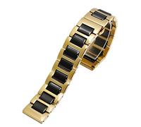 CHCWR For women man Ceramic Bracelet stainless steel combination watchband 12 14 15 16 18 20 22mm strap fashion watch wristwatch band