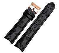 CHCWR Genuine leather watchband for Citizen Seiko wristband 20mm curve end cow leather black blue brown straps