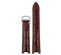CHCWR Genuine Leather Watchband Men Women For PASHA W3108/HPI004 Folding Buckle Concave Strap 21x15m 20x12mm 18x10mm Watchbands