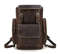 CHCWR Handmade Casual Men's Backpack Backpack Large Capacity Student Schoolbag Travel Bag Men (Color : A, Size : 29 * 43 * 18cm)
