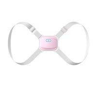 CHCWR Intelligent Posture Corrector Back Posture Trainer Clavicle Spine Shoulder Correction Smart Tips Adjustable Length Back Support (Color : Without Box Pink)