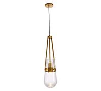 CHCWR Italian Modern Minimalism Glass Pendant Light Industrial Personality Art Iron Hanging Lamp for Bedroom Dining Bar Loft Aisle Corridor Chandelier Lighting Commemoration Day vision
