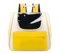 CHCWR Kitten Carrier Cat Bag Outing Bag Portable Breathable Backpack Cat Backpack Transparent Space Capsule Cat Outing Bag Cat Bag(Blue)