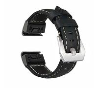 CHCWR Leather 22 26MM Smart Watch Band Quick Release Compatible Approach S60 S62 Straps For Fenix 6X 6 Pro 5X 5 Plus 3HR 7 7X