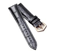 CHCWR Leather Straps Compatible with Leather Watch Strap Pp Pin Buckle 19mm20mm21mm22mm Men's Watchband(Brown Silver,20mm)