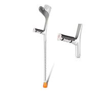 CHCWR Lightweight Forearm Crutches for Adult, Ergonomic Height Adjustment Cane with Anti-Slip Pad and Reflective Beads