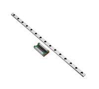 CHCWR Linear Rail, Linear Sliding Gide 2pcs MGN15 Linear Guide+4pcs MGN15C Miniature Linear Rail Slide 100mm-800mm