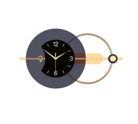 CHCWR Living Room Wall Clock Layer 3D Design Home Silent Clock Hanging Hanger