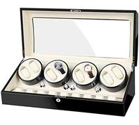 CHCWR Mechanical Watch Shaker Automatic Watch Winder 8+9 Watch Winder Box with Quiet Motor Large Piano Finish Fit Lady Man Watches