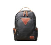 CHCWR Mens Leather Backpack Casual Travel Backpack For Men Cowhide Business Office Laptop Bag