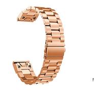 CHCWR Metal Watchband Strap For Fenix 6X 6 Pro 7 7X 5X 5 3HR 20 22 26mm Smartwatch Stainless Steel Band Fenix 7S 6S 5S Bracelet