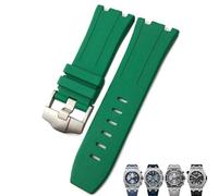 CHCWR Natural Resin Fluorine Rubber 28mm Watchband Replacement For Audemars Royal Oak Piguet Offshore For AP Watch Strap