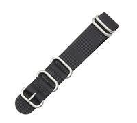 CHCWR Nylon Black& Army Green For NATO ZULU watchband with stainless steel rings Sport watch strap 18mm 20mm 22mm 24mm