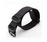 CHCWR Nylon Black& Army Green For NATO ZULU watchband with stainless steel rings Sport watch strap 18mm 20mm 22mm 24mm