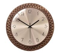 CHCWR Old Fashioned Wall Clock Silent Large Wall Watch Metal Gold Clock Wall Mounted Home Decoration Living Room Gift