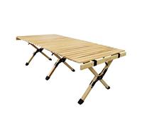 CHCWR Outdoor Table Camping Self-Driving Car Folding Table Camping Barbecue Self Driving Picnic Table, Light Grey