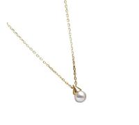 CHCWR Pearl Triangle Pendant Necklace Women Wedding Dress Jewelry Accessories Birthday Gift