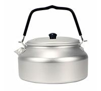 CHCWR Portable Stove Burner Camping Kettle Aluminum Tea Kettle Compact Lightweight Coffee Pot Portable Camp Tea Pot for Bushcraft and Outdoor Campfire Use Metal Cooki